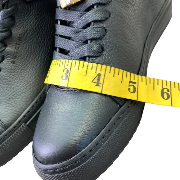 Buscemi Black Leather High-Top Sneakers - Picture 13 of 16